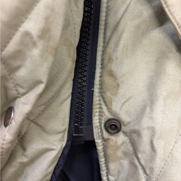 Vtg Kanuk belted diamond Green Quilted Jacket - Picture 5 of 10